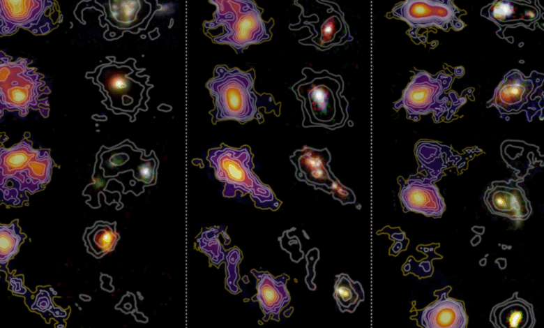 NASA revela estruturas ocultas nas primeiras galáxias