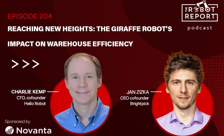 Giraffe da Brightpick otimiza eficiência em armazéns