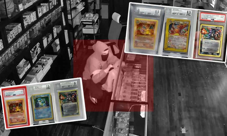 Ladrão rouba cartas de Pokémon avaliadas em $100k em 30 segundos