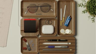 Organizador de mesa modular traz estilo e praticidade ao design