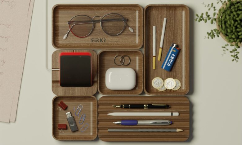 Organizador de mesa modular traz estilo e praticidade ao design