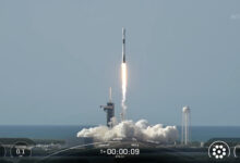 SpaceX lança satélite meteorológico europeu e recupera foguete