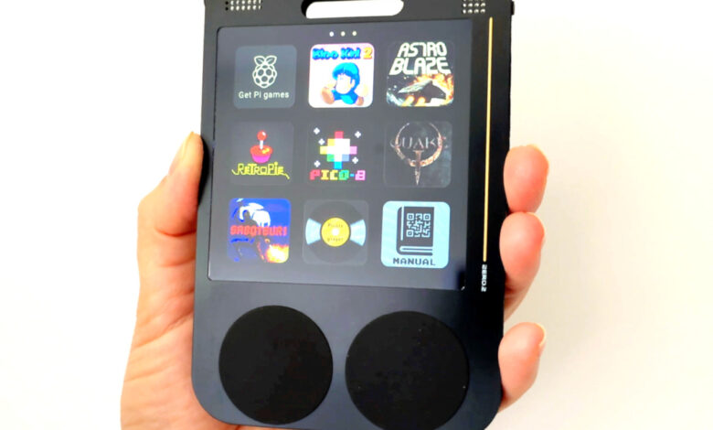 GameCard transforma Raspberry Pi em handheld retro compacto