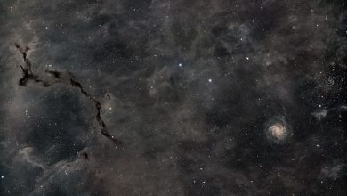 Astrofotógrafo captura fogos de artifício na órbita da Nebulosa Seahorse