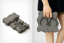 Unipaver transforma tijolo em chinelos de design sustentável