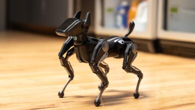 Robô cachorro caminha tão bem quanto eu sou como gadget