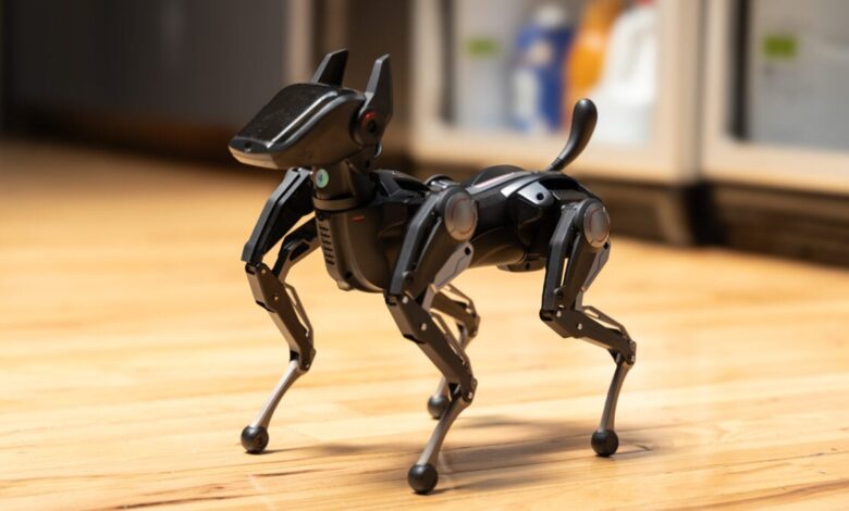 Robô cachorro caminha tão bem quanto eu sou como gadget