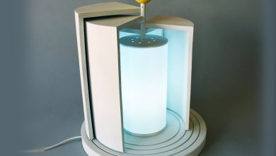 Kinetic Interactive Radius Light transforma seu ambiente com design