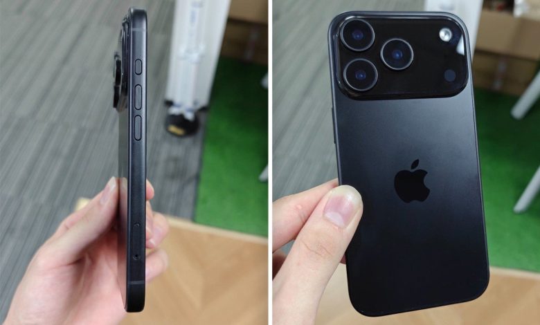 Apple revela design inovador em câmera do iPhone 17 Pro