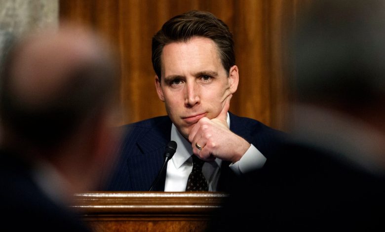 Josh Hawley diz que cheques de reembolso não vão a 'eleitores de Biden'