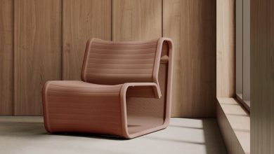 Modular Knit One transforma mobiliário sustentável com design oco