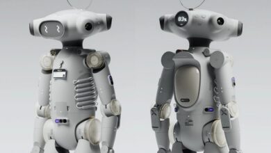 Robô retrofuturista inova com design e múltiplas câmeras