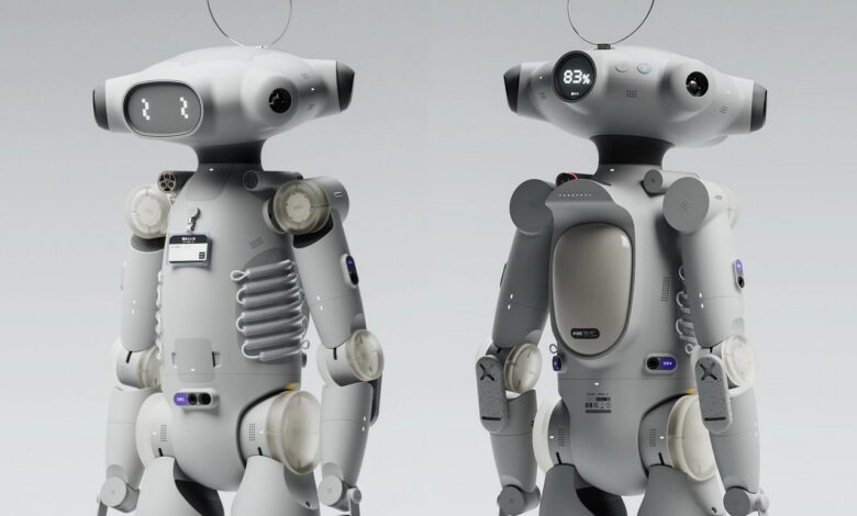 Robô retrofuturista inova com design e múltiplas câmeras