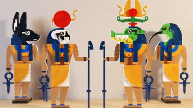 LEGO apresenta deuses egípcios em incrível design arquitetônico