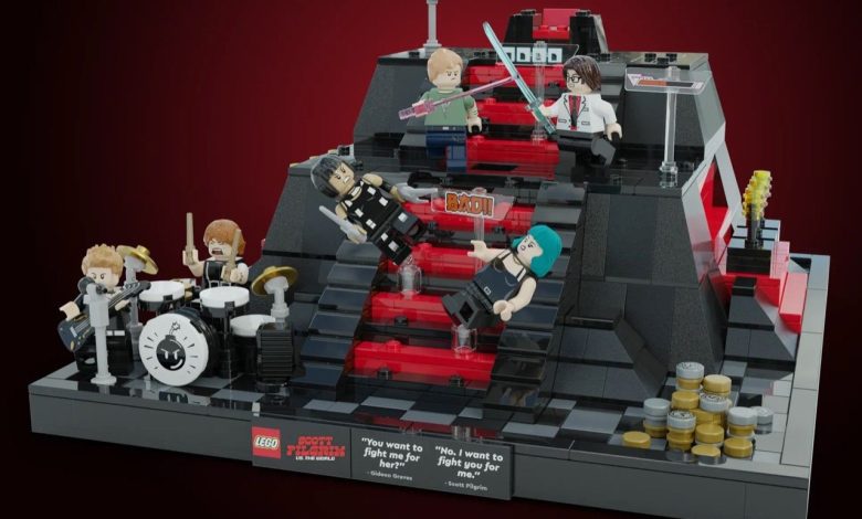 LEGO recria épica batalha de Scott Pilgrim em design criativo
