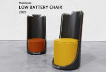 Cadeira Low Battery inspira design em ícone frustrante