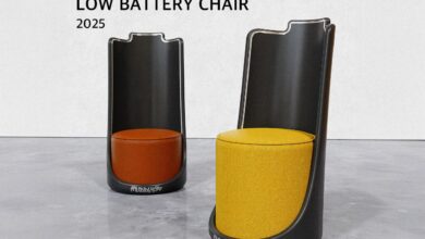 Cadeira Low Battery inspira design em ícone frustrante