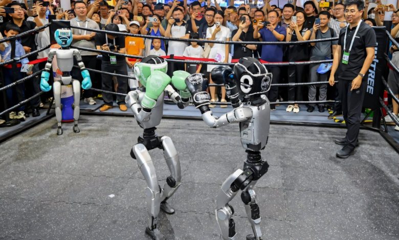 Robôs humanoides impulsionam ambições de AI da China
