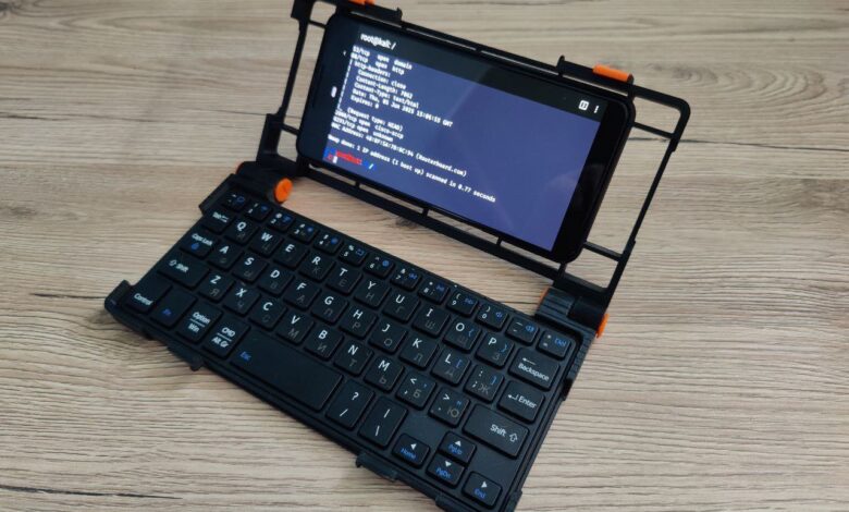 Transforme seu Pixel 3 XL em um cyberdeck Linux de design inovador