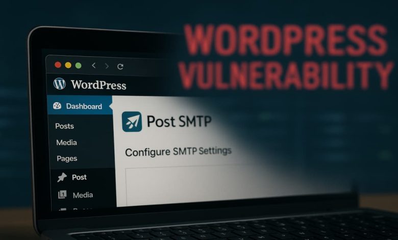 Falha no plugin Post SMTP permite takeover de contas admin