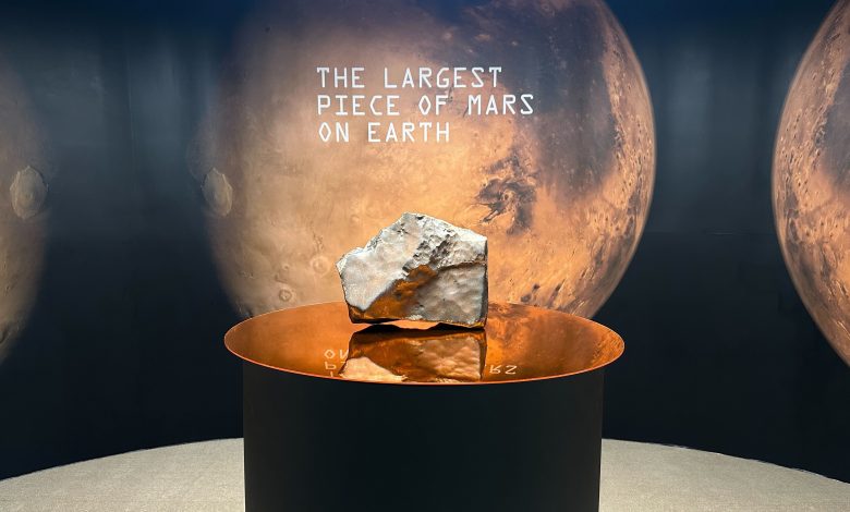 NASA coloca maior rocha de Marte à venda em leilão em NYC