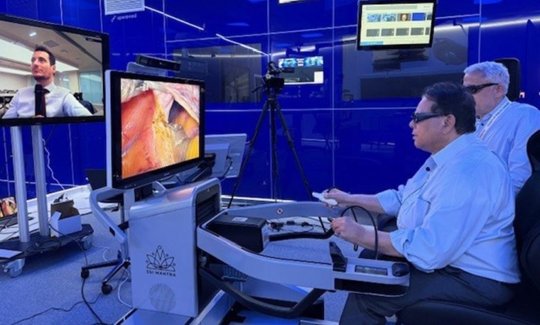 SSi Mantra realiza telesurgery robótica intercontinental