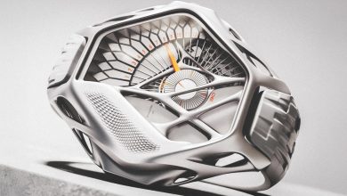 Relógio 3D inspirado em alienígenas traz design futurista