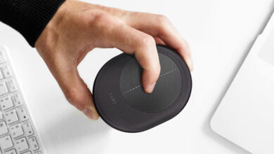 Tapt Pebble Mouse une design clássico a gestos táteis