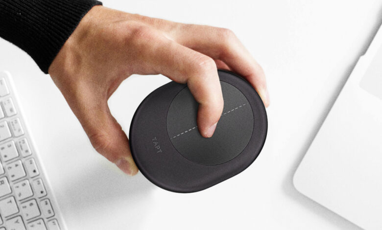 Tapt Pebble Mouse une design clássico a gestos táteis