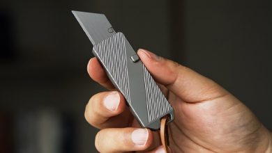 Design revolucionário: faca EDC ativada pela gravidade