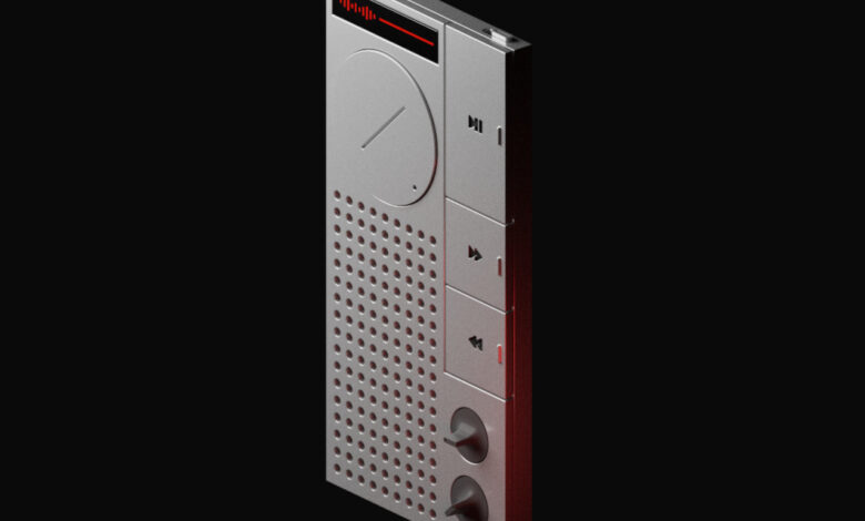 Voice Recorder Concept combina design com estilo jovem