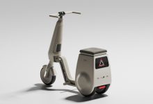 Design de scooter para idosos traz robô assistente destacável