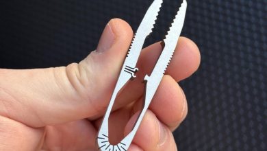 Titanium destaca design de pinças leves para EDC masculino