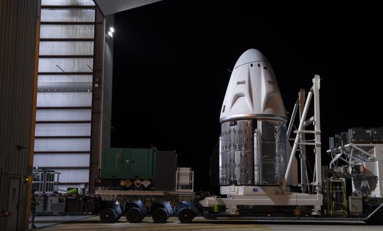 SpaceX prepara missão com cápsula Crew Dragon Endeavour