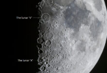 NASA revela formações 'X' e 'V' na superfície lunar em 2 de julho