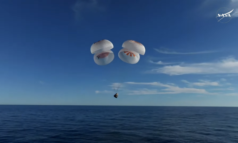 SpaceX traz astronautas da ISS após 5 meses de missão