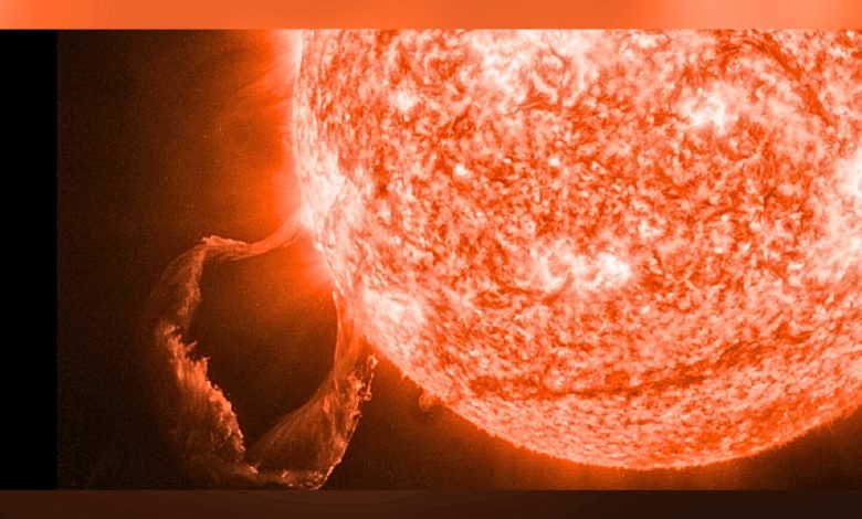 NASA registra erupções de plasma em explosões solares
