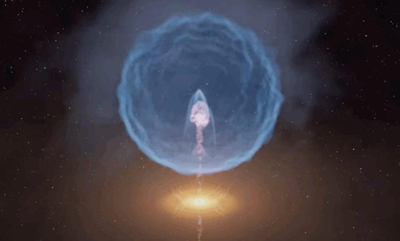 NASA observa explosão de estrela jovem e revela mistério da natureza