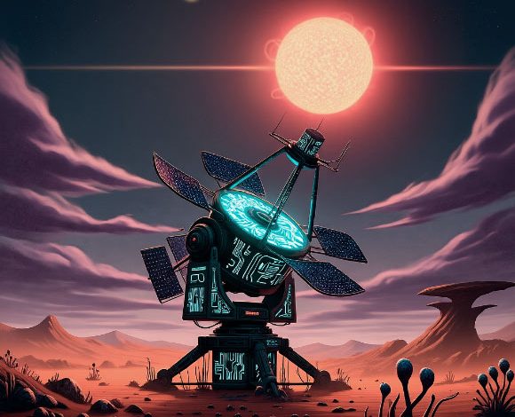 Ramiro Saide et al. explored how hidden electromagnetic leakage might look to extraterrestrials up to 200 light-years from Earth, if they had state-of-the-art radio telescopes like our own. Image credit: Gemini AI.