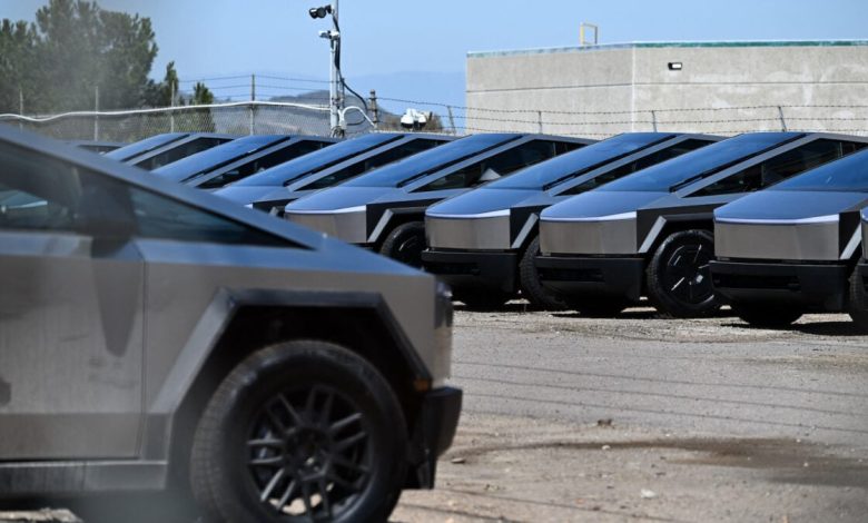 Força Aérea testa Cybertrucks como alvo de gincanas tech