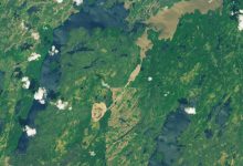 Satélite da NASA registra desaparecimento de lago em Quebec