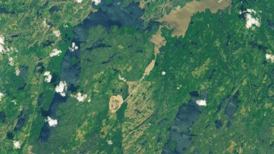 Satélite da NASA registra desaparecimento de lago em Quebec