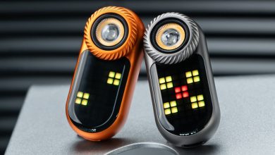 Produto une design de iluminação e jogos com display RGB