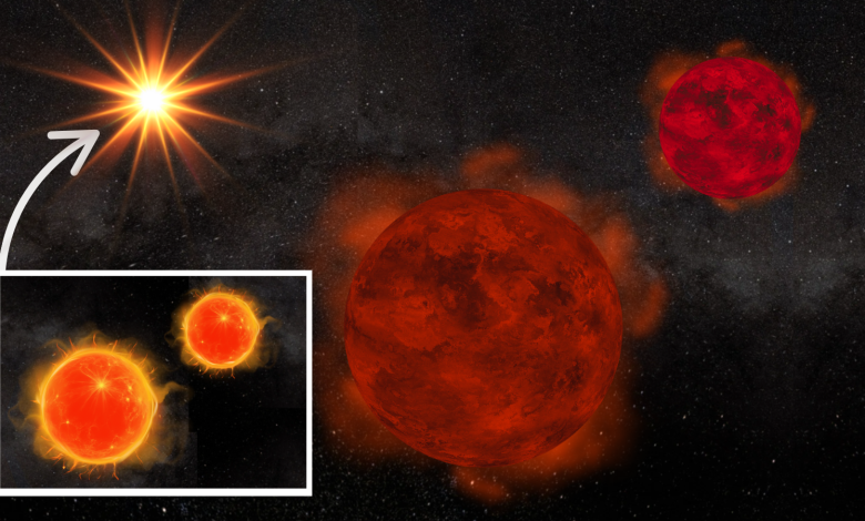 Sistema quádruplo pode revelar segredos de estrelas falhadas