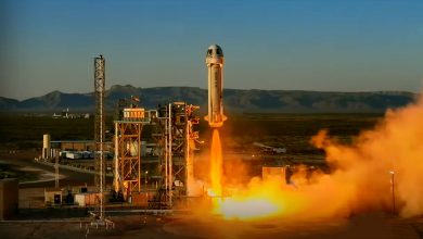 Blue Origin lança foguete com 200ª carga em voo 35
