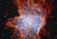 This Webb/NIRCam image shows NGC 6072, a planetary nebula approximately 4,048 light-years away in the constellation of Scorpius. Image credit: NASA / ESA / CSA / STScI.