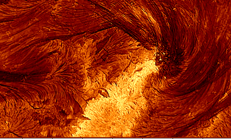 Telescópio solar da NASA revela impressionantes laços coronais