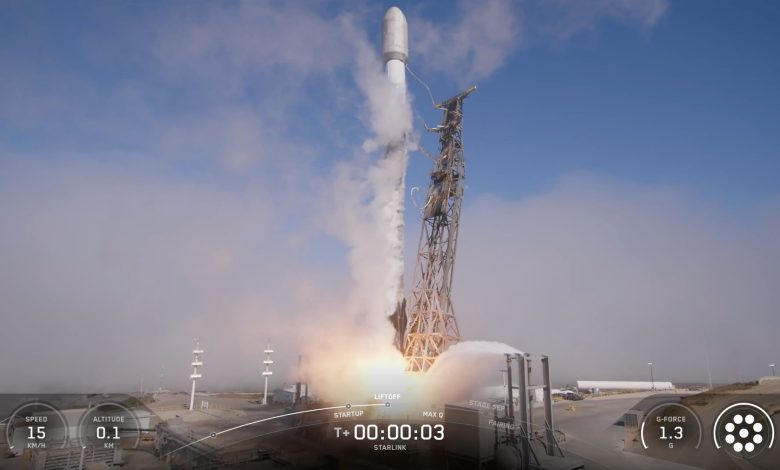 SpaceX lança 24 satélites Starlink em órbita da Califórnia