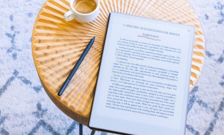 reMarkable pode reduzir tamanho de tablet e-paper