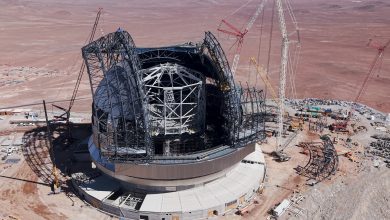 Extremely Large Telescope captura imagem de satélite em 5/8/2025